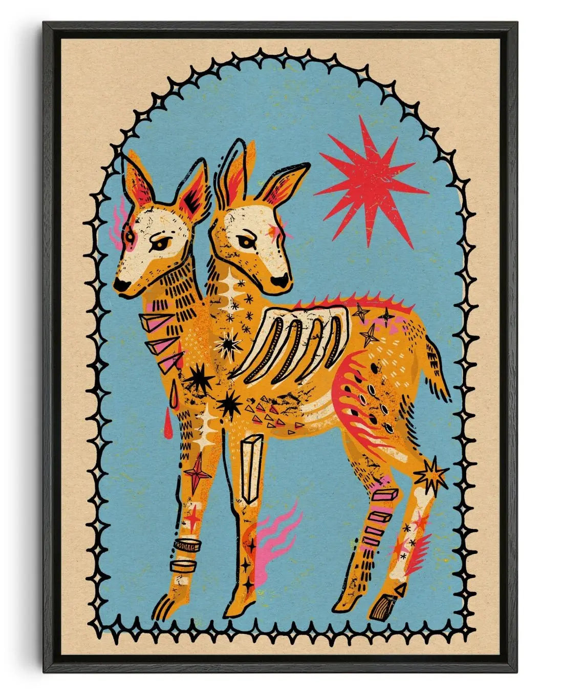 Looking For Frida contemporary wall art print by Kwonny - sold by DROOL