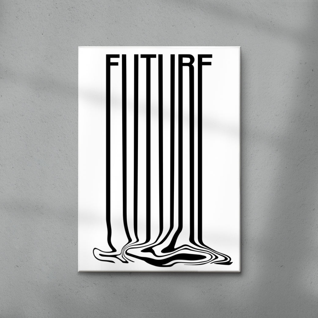 Future contemporary wall art print by Ignorance1 - sold by DROOL
