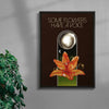 Some Flowers Have A Voice contemporary wall art print by Liorzh - sold by DROOL