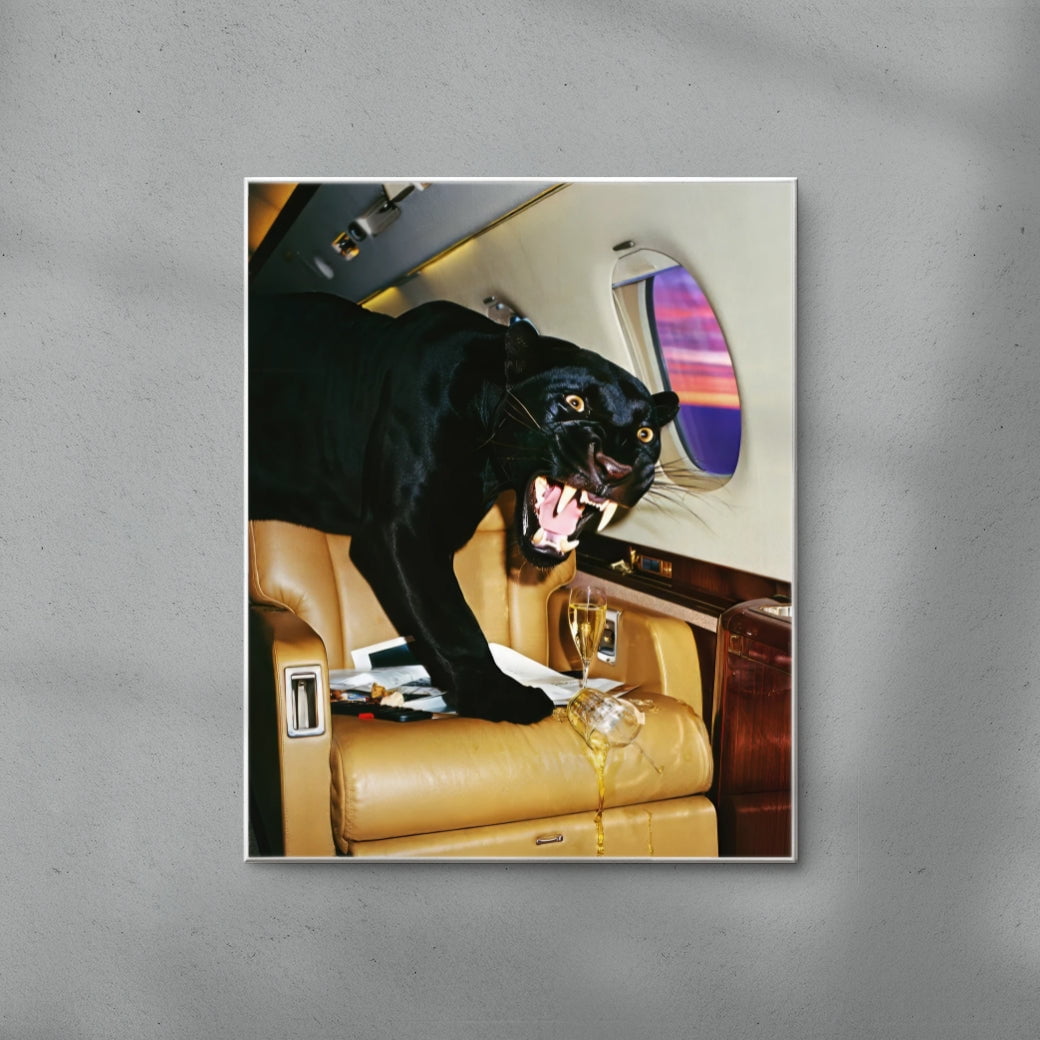 PRIVATE LANDING. contemporary wall art print by Ces XC - sold by DROOL