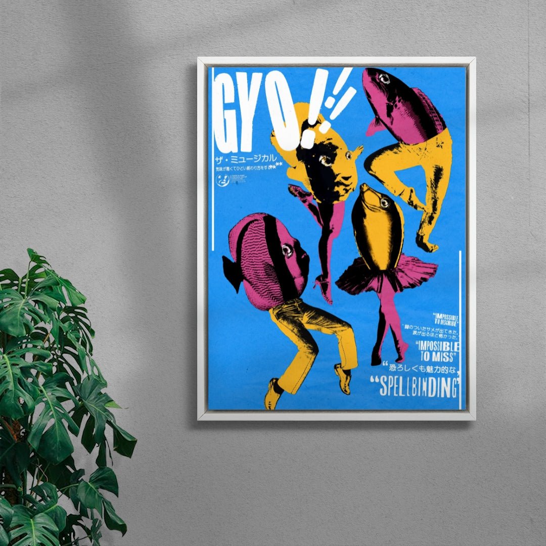 GYO!!! contemporary wall art print by Eddie Loughran - sold by DROOL
