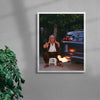 TOO LOUD contemporary wall art print by Ces XC - sold by DROOL