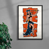 Fiesta contemporary wall art print by Othman Zougam - sold by DROOL