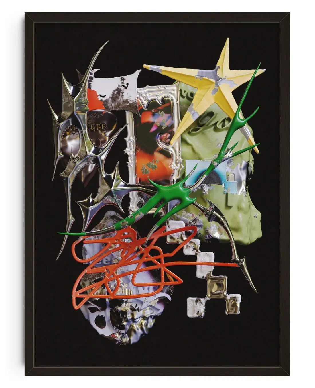 Phantom Route contemporary wall art print by Kitasavi - sold by DROOL