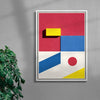 New Formalism II contemporary wall art print by Linus Lohoff - sold by DROOL