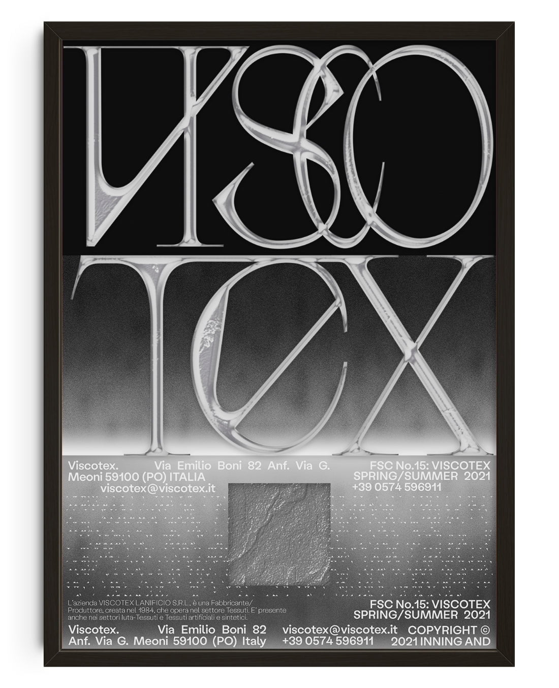 Viscotex contemporary wall art print by Hui Hwang - sold by DROOL