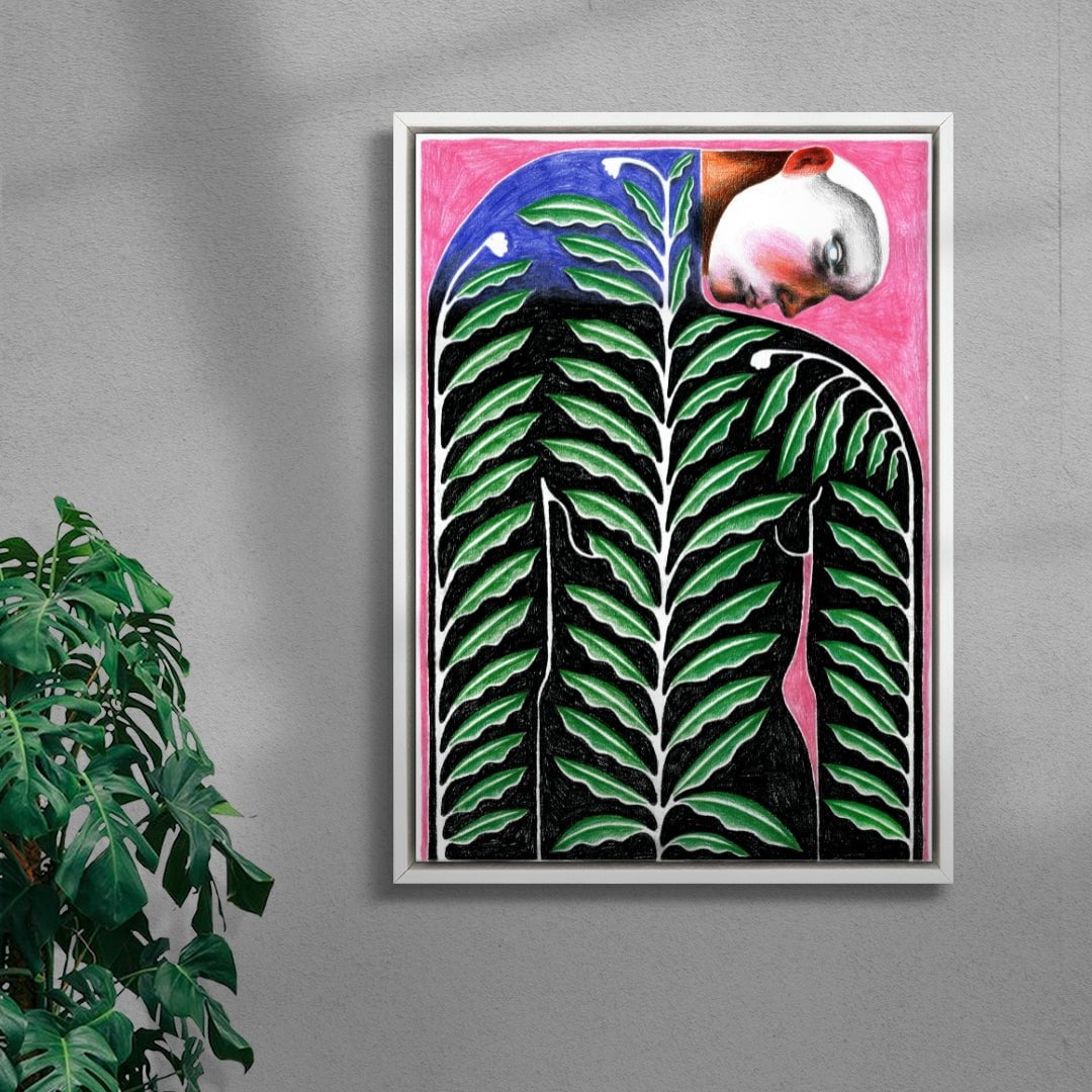 Love Grows contemporary wall art print by Carla Petelski - sold by DROOL