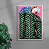 Love Grows contemporary wall art print by Carla Petelski - sold by DROOL