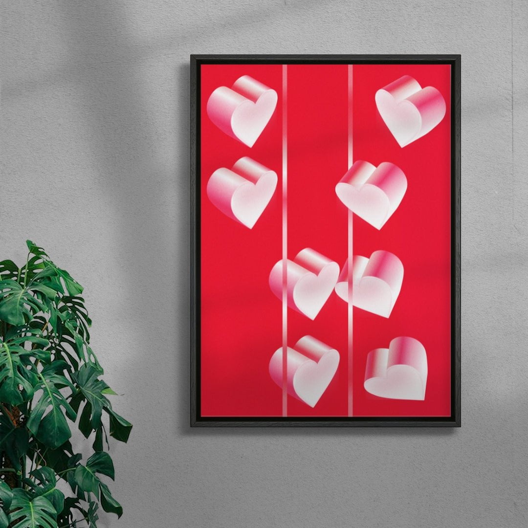 To Cross The Line contemporary wall art print by UESATSU - sold by DROOL
