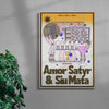 Zhao Dai pres. Amor Satyr & Siu Mata contemporary wall art print by MENSLIES - sold by DROOL