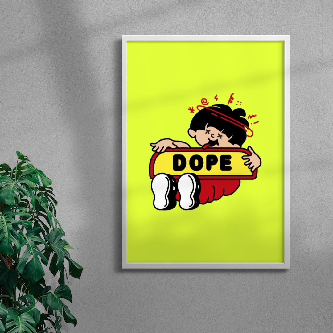 Dope contemporary wall art print by Ignorance1 - sold by DROOL