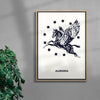 Aurora contemporary wall art print by Juan Sebastián Rosillo - sold by DROOL
