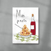 Mm Pasta contemporary wall art print by DROOL Collective - sold by DROOL