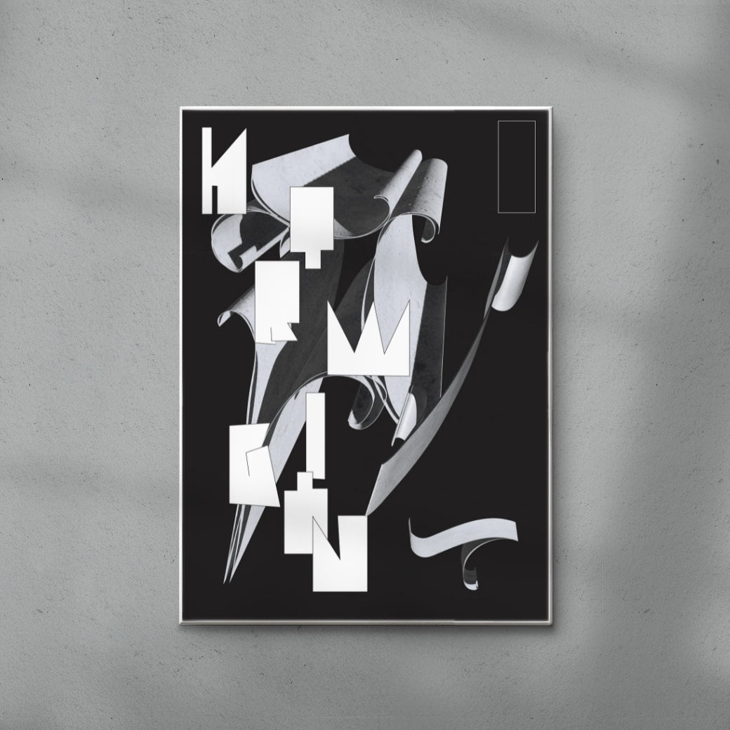 Hormigón contemporary wall art print by Naia Escribano - sold by DROOL