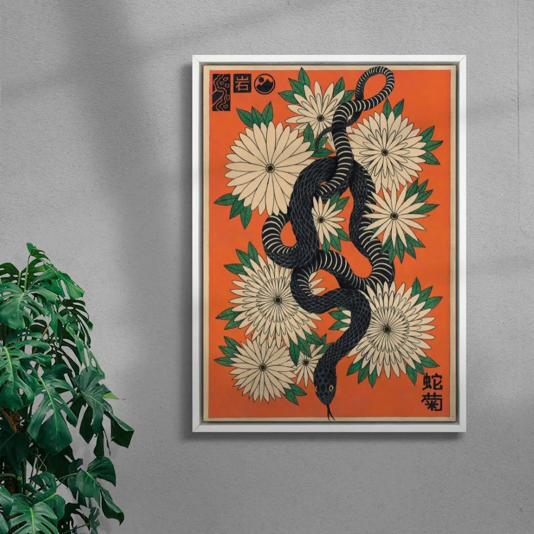 The Serpent and the Nine Chrysanthemum