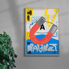 Love Is Like A Magnet contemporary wall art print by MEDG - sold by DROOL