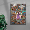 The only things that will be left after a nuclear holocaust are cockroaches and Cher contemporary wall art print by Daukantė - sold by DROOL