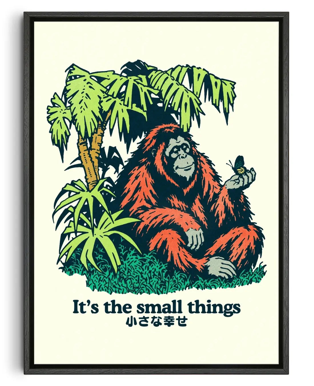It's The Small Things contemporary canvas print by Othman Zougam - sold by DROOL