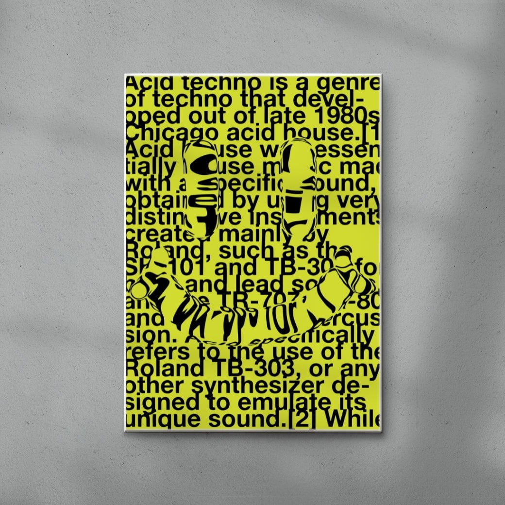Wikipedia contemporary wall art print by Ignorance1 - sold by DROOL