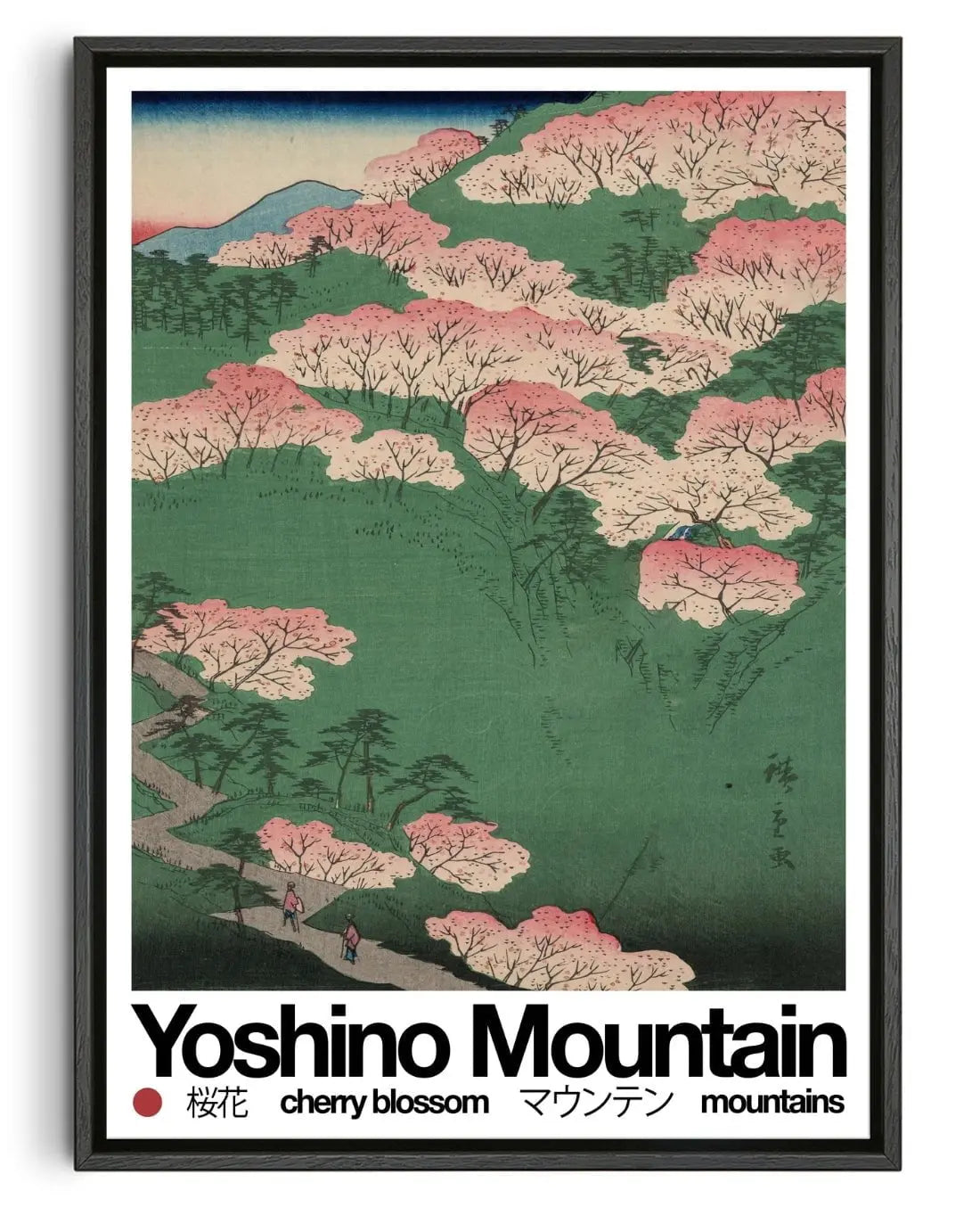Yoshino Mountain contemporary wall art print by George Kempster - sold by DROOL