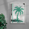 Palm’s Spaghetti contemporary wall art print by Dom Russo - sold by DROOL