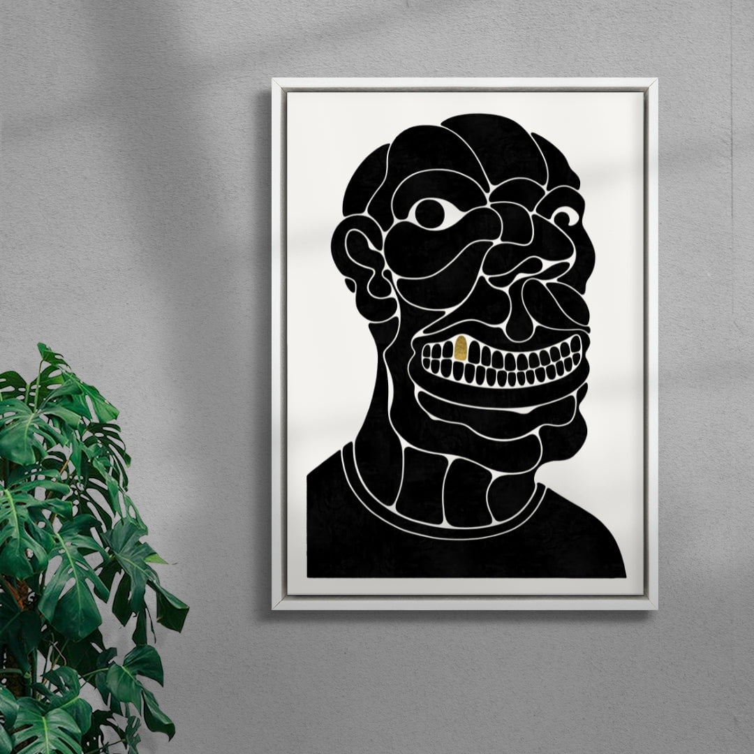 Unseeker contemporary wall art print by Henrik Delehag - sold by DROOL
