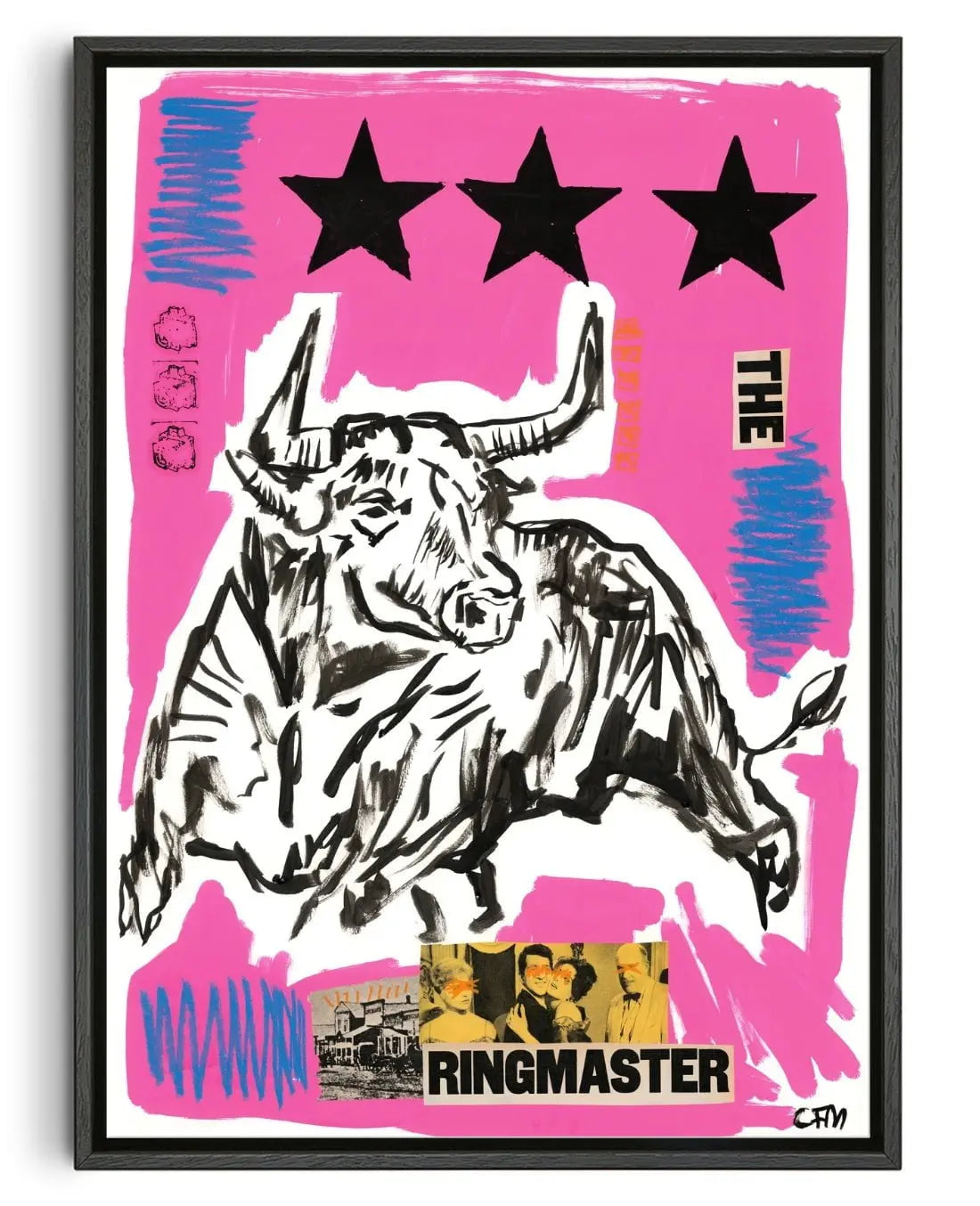 The Ringmaster contemporary wall art print by Caitlin Flood-Molyneux - sold by DROOL