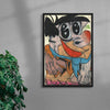 Fred flintstone contemporary wall art print by Austin Ansbro - sold by DROOL