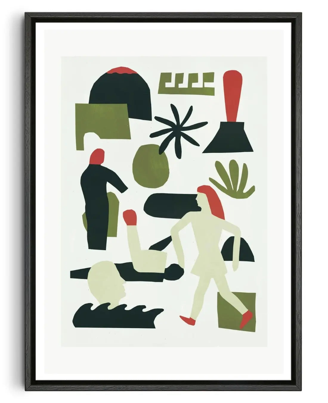 Aquarius contemporary wall art print by Rikki Hewitt - sold by DROOL