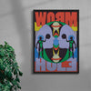 Worm Hole contemporary wall art print by Reza Hasni - sold by DROOL