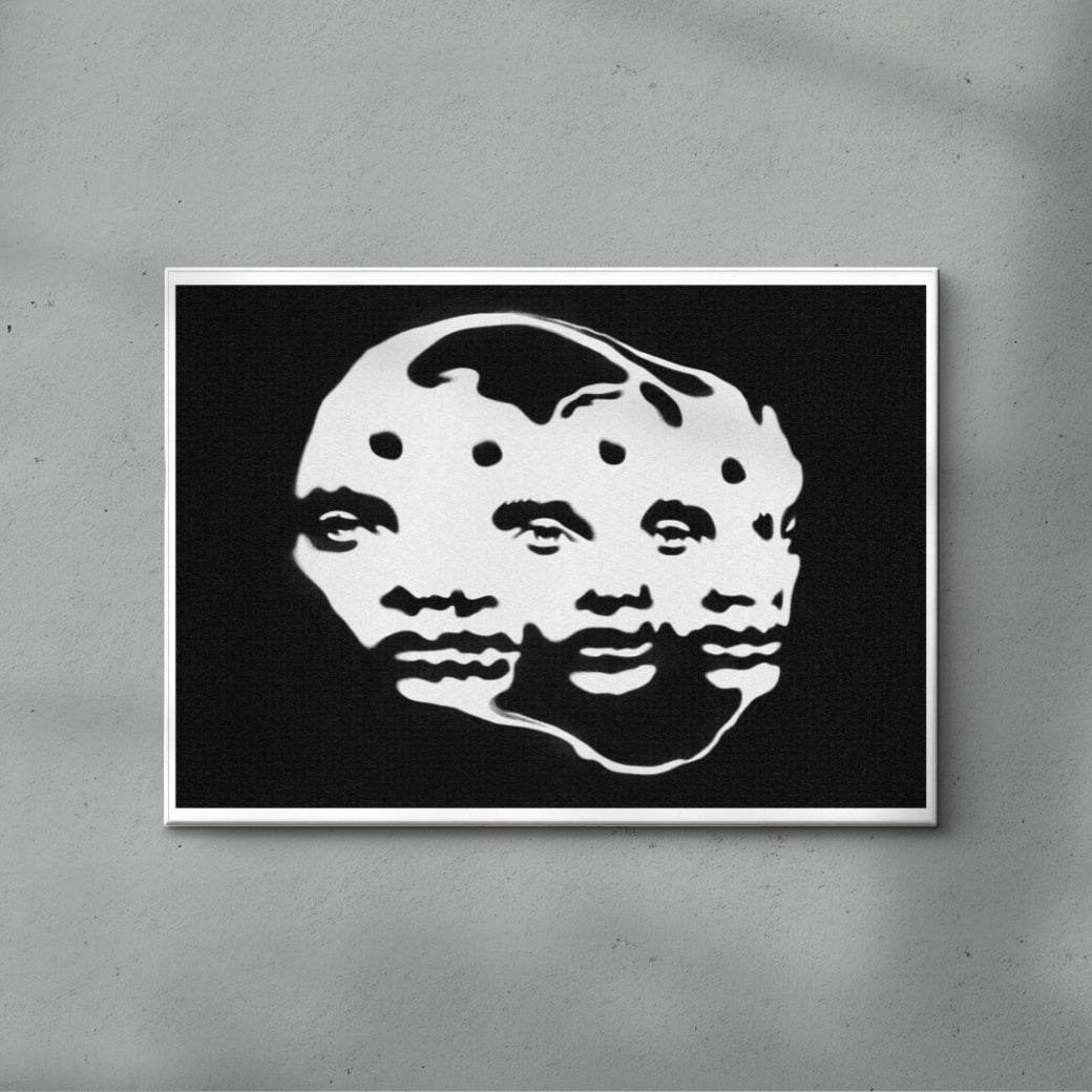 Glitch Girls contemporary wall art print by Pavel Ripley - sold by DROOL
