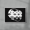 Glitch Girls contemporary wall art print by Pavel Ripley - sold by DROOL