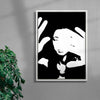 Boxed in contemporary wall art print by Sven Silk - sold by DROOL