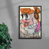 Wilma flintstone contemporary wall art print by Austin Ansbro - sold by DROOL