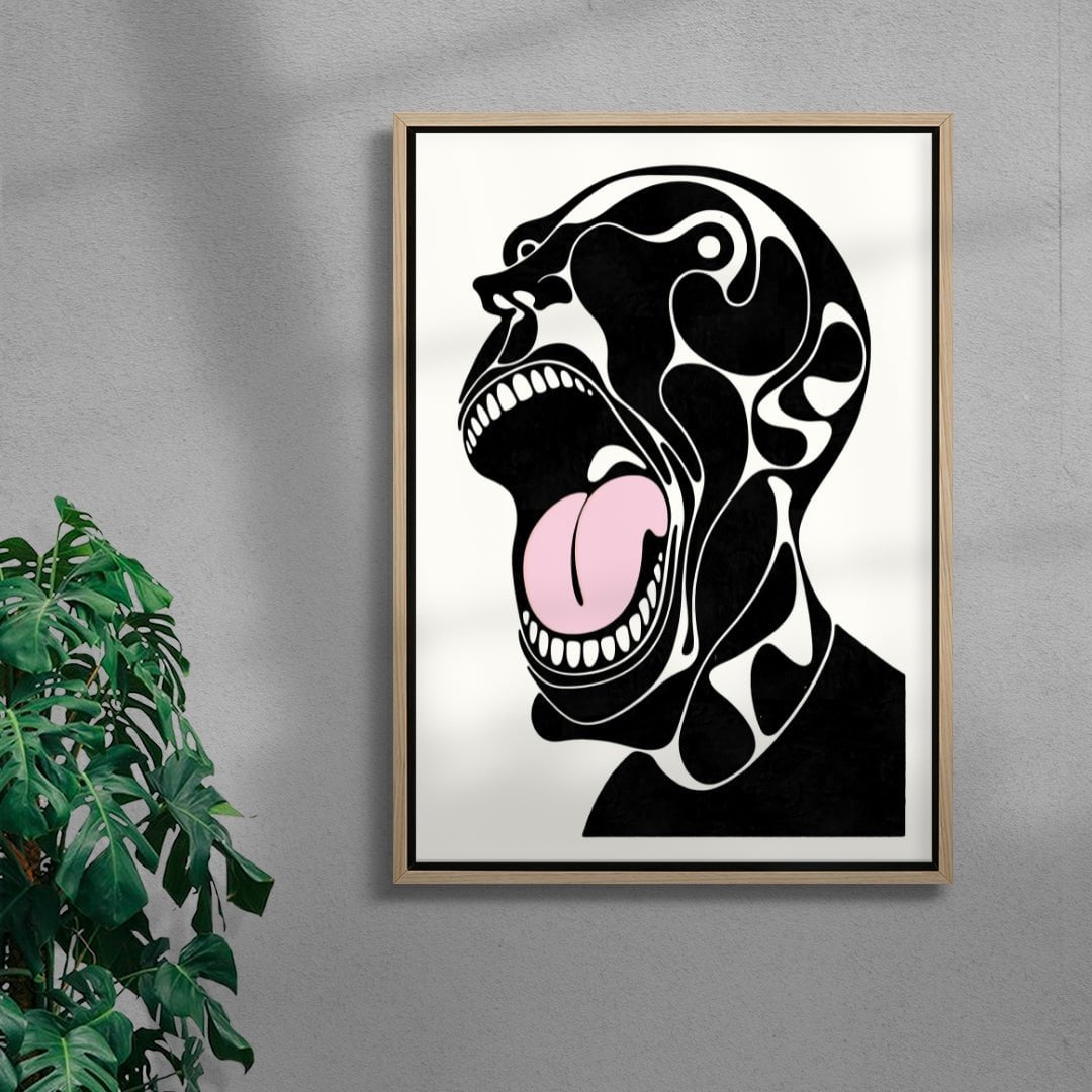 Brexit Apprentice contemporary wall art print by Henrik Delehag - sold by DROOL