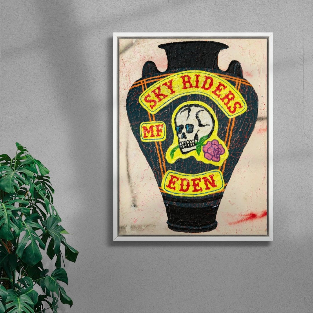Pot 40 contemporary wall art print by Julien Jaca - sold by DROOL
