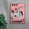 Rodeo contemporary canvas art print by  - sold by DROOL