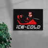 ICE-COLD contemporary wall art print by Utsav Verma - sold by DROOL