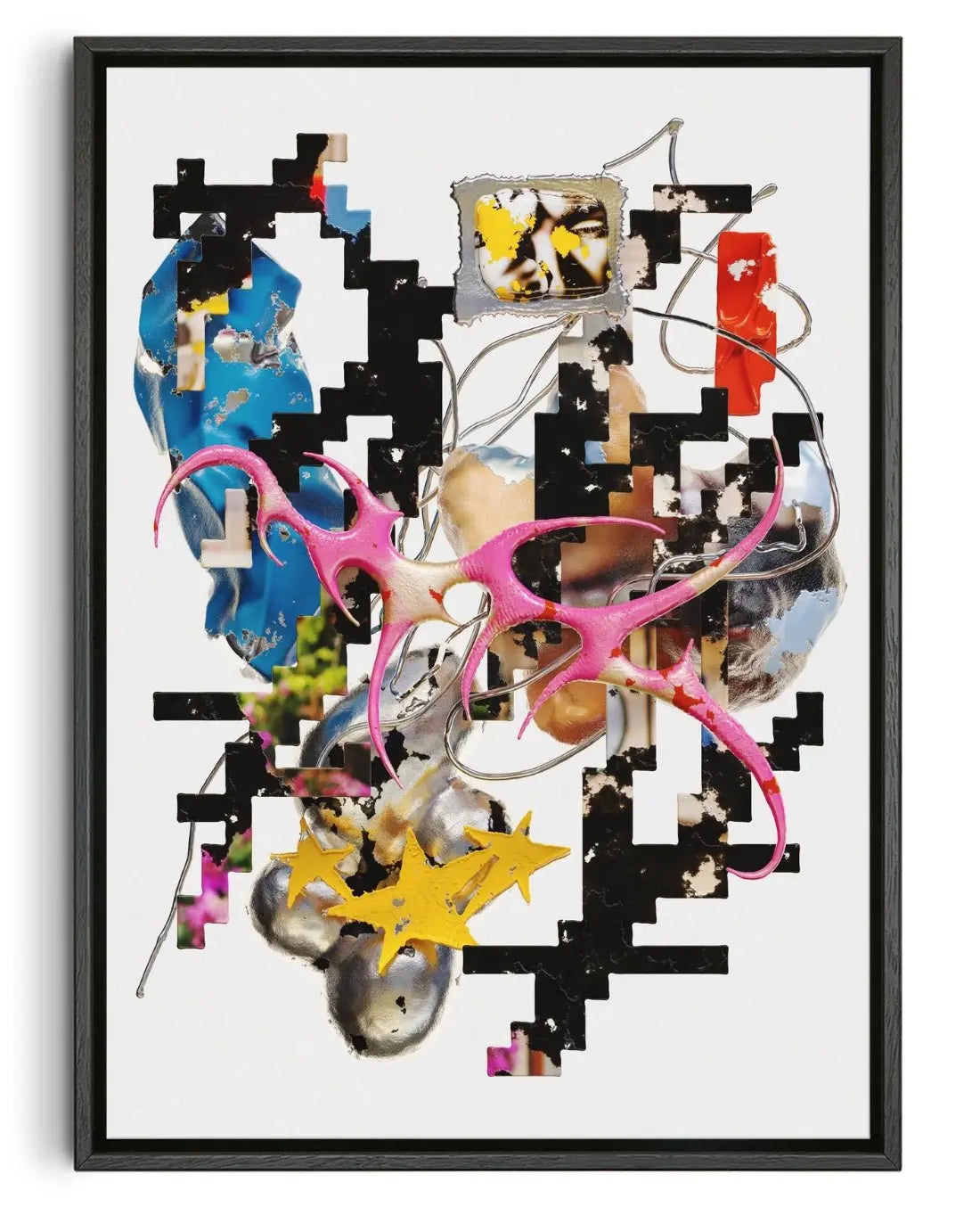 Starfall Error contemporary wall art print by Kitasavi - sold by DROOL