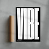 Vibe contemporary wall art print by DEINSVIBING - sold by DROOL