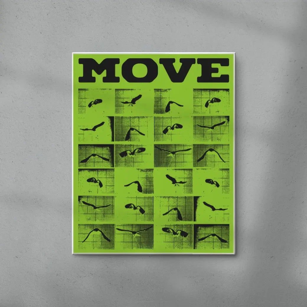 Move contemporary wall art print by Utsav Verma - sold by DROOL