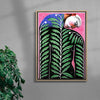 Love Grows contemporary wall art print by Carla Petelski - sold by DROOL