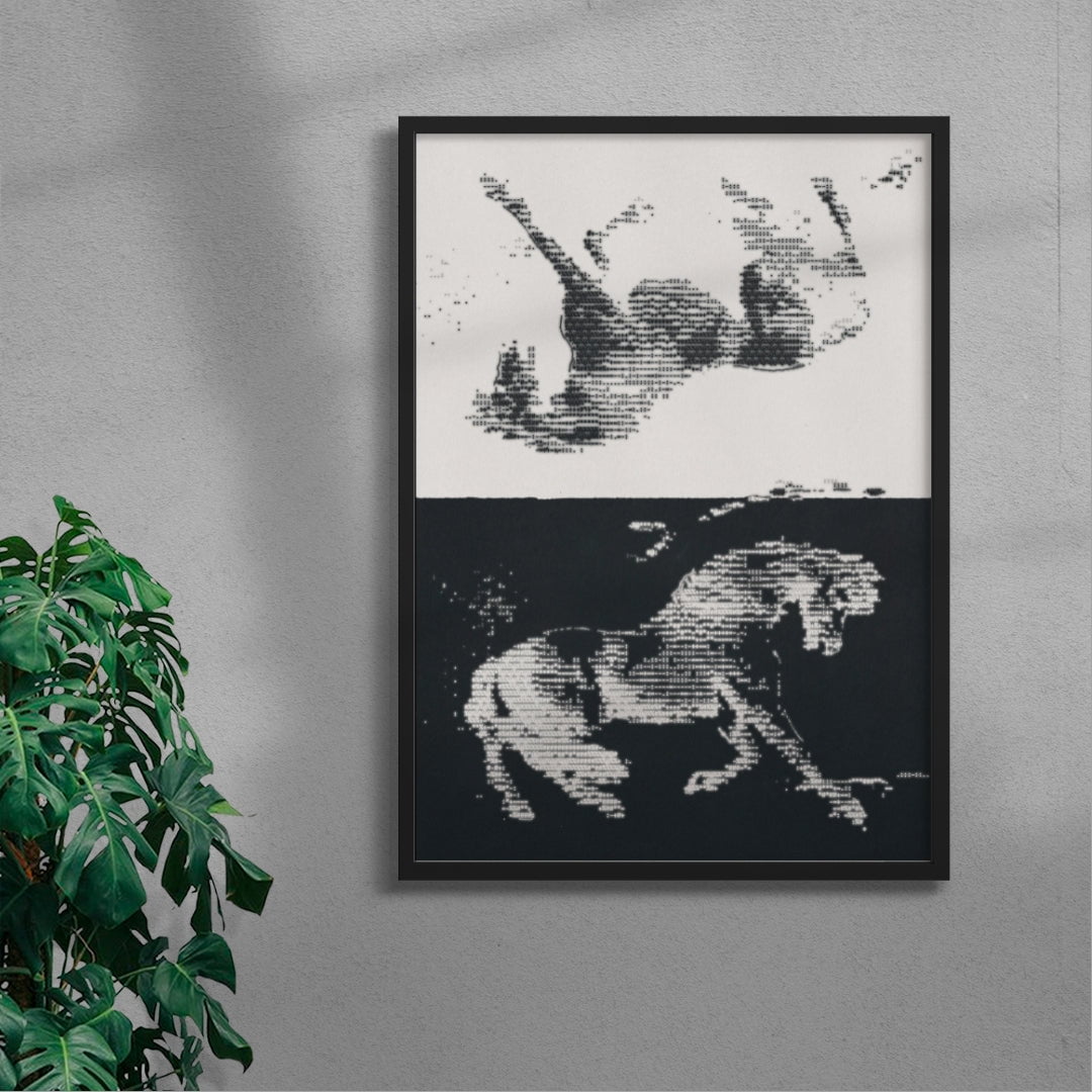 Frolic contemporary wall art print by KBAR Archive - sold by DROOL
