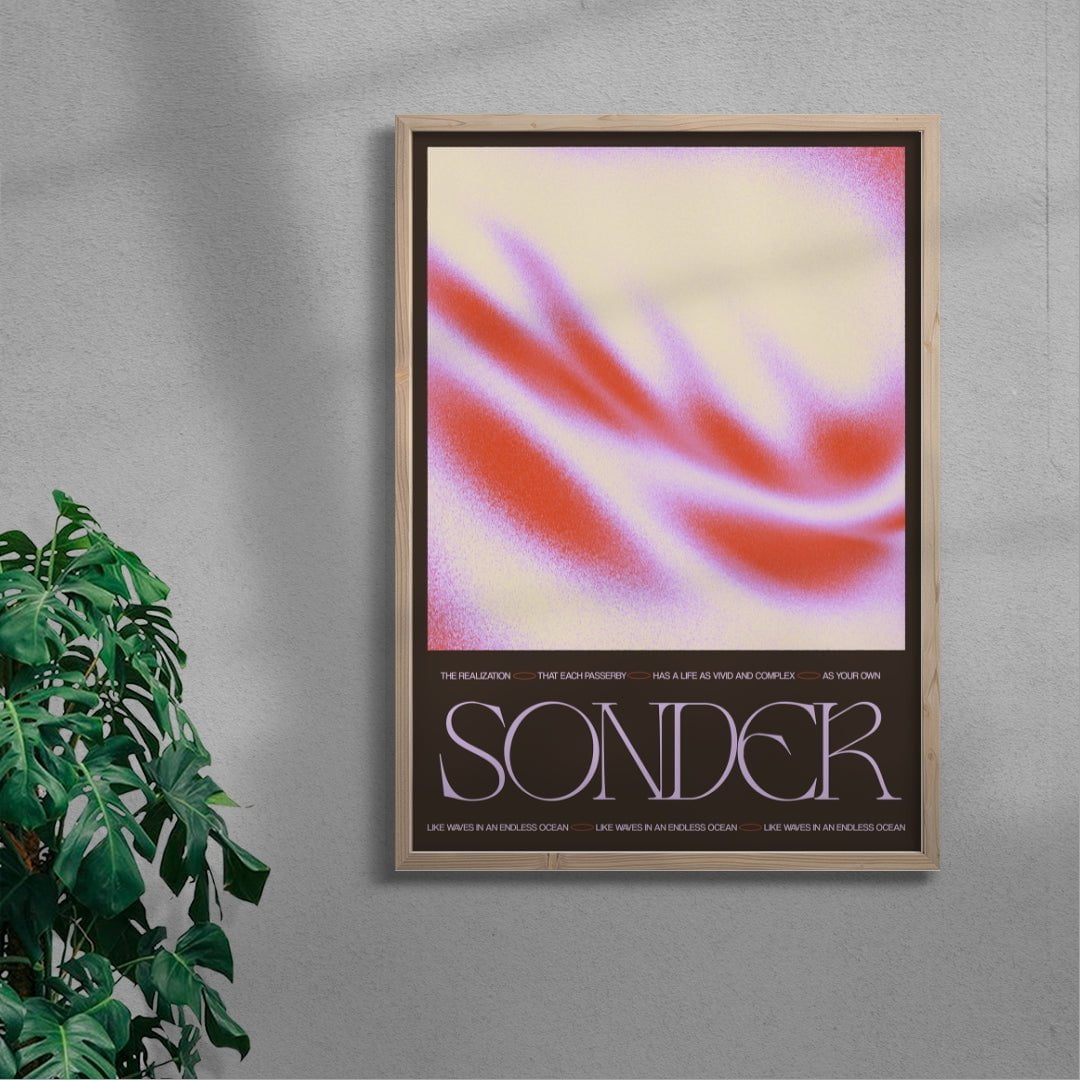 Sonder contemporary wall art print by Coveposter - sold by DROOL