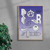 Paranoid contemporary wall art print by Ignorance1 - sold by DROOL