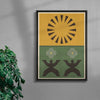 Autumn Equinox 2 contemporary wall art print by Imo Sinclair - sold by DROOL