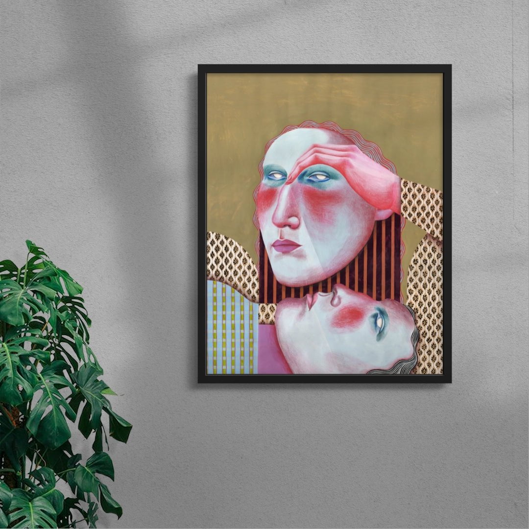 Dunes contemporary wall art print by Carla Petelski - sold by DROOL