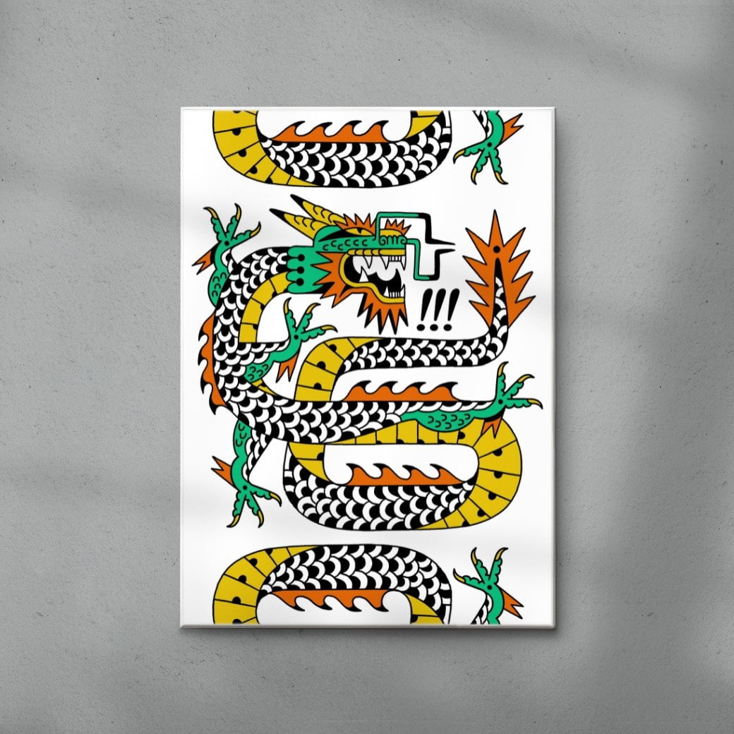 Roundhouse! contemporary wall art print by Jamie Muck - sold by DROOL