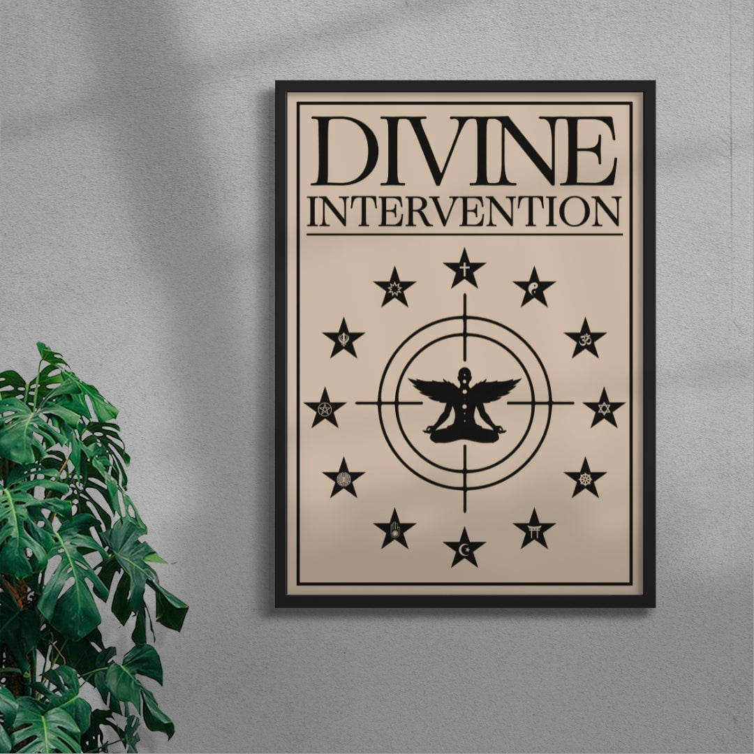 Divine Intervention contemporary wall art print by Utsav Verma - sold by DROOL