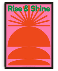 Thumbnail for Rise & Shine contemporary wall art print by John Schulisch - sold by DROOL